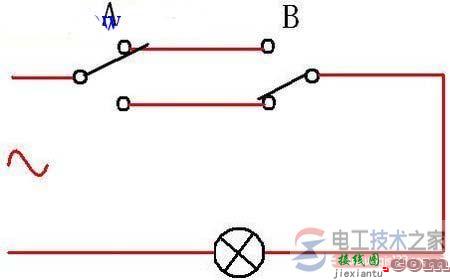 单联双控开关接线图与双联三联双控开关接线图  第4张