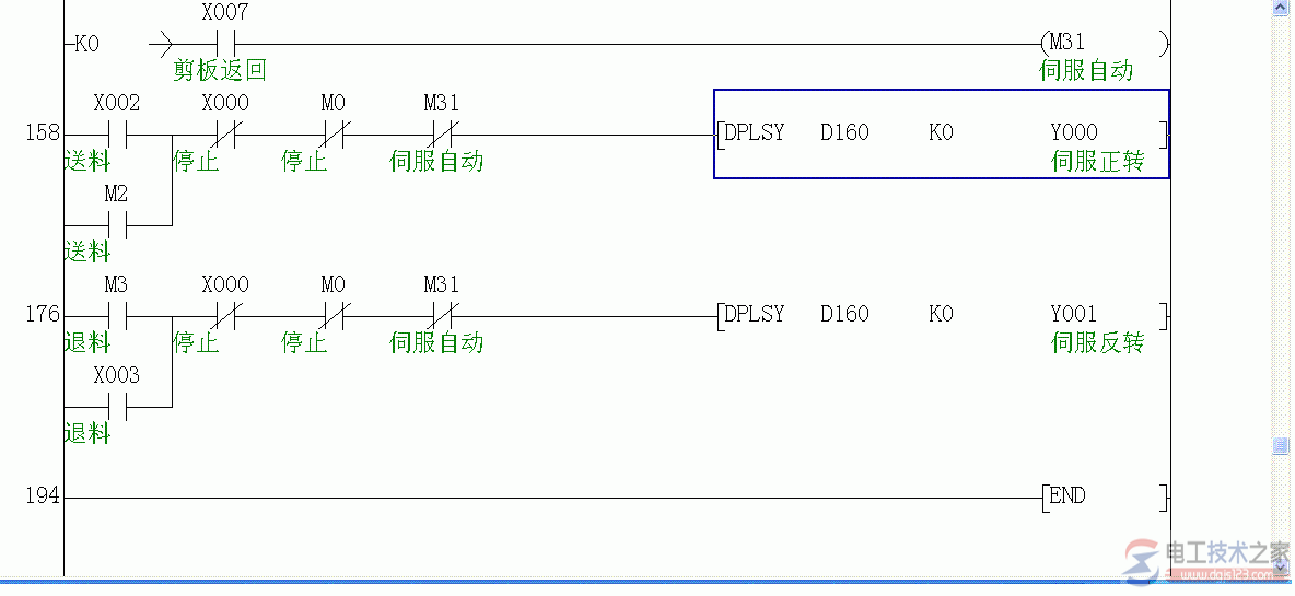 三菱plc dplsr指令伺服如何接线？  第1张