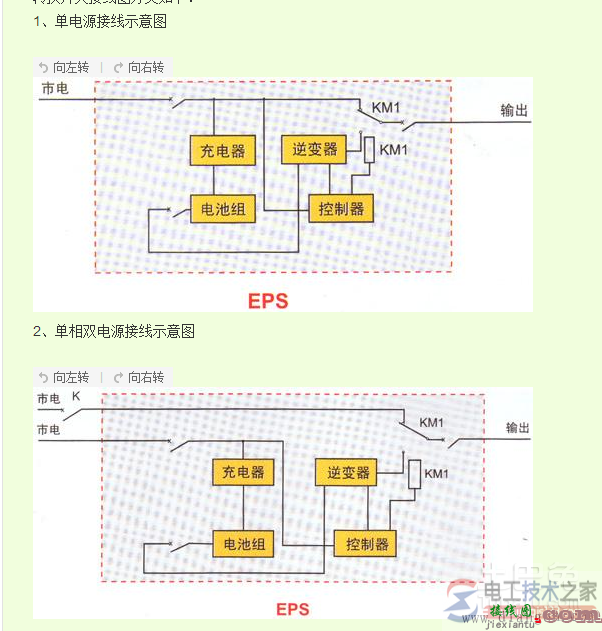 双电源配电箱接线方式与接线图  第1张