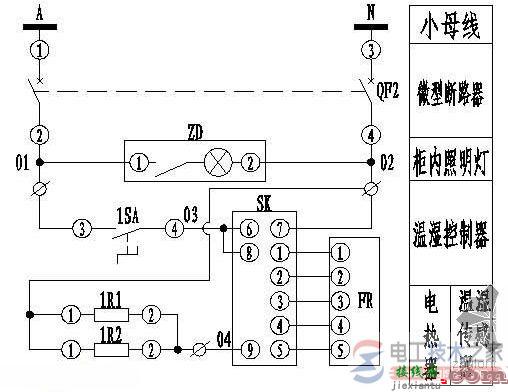 高压配电柜自投接线图示例  第1张