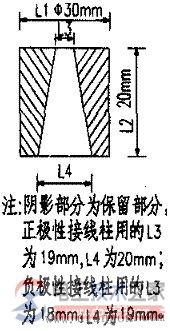 蓄电池接线柱损伤的维修修复过程  第1张