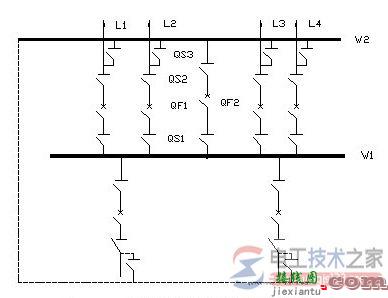 单母线接线与双母线接线的接线图的优缺点分析  第3张