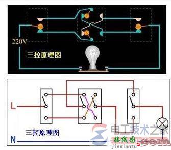 三控开关接线方法_三控开关接线图  第2张