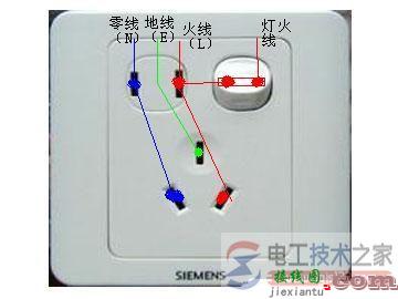 一开5孔插座的接线图  第3张