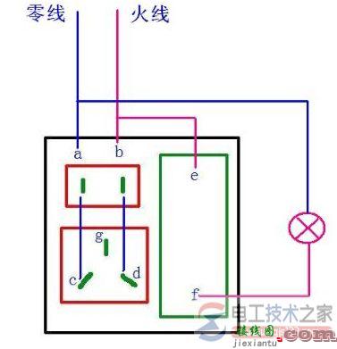 一开5孔插座的接线图  第5张