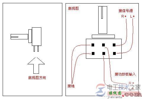 双联电位器接线图与实操图  第1张