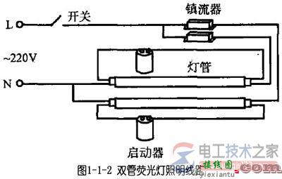 荧光灯如何接线，常见荧光灯的接线图总结  第2张