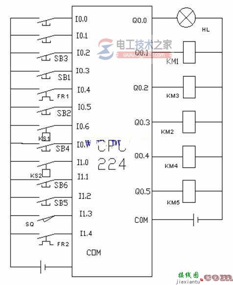 plc外部硬件接线图示例  第1张