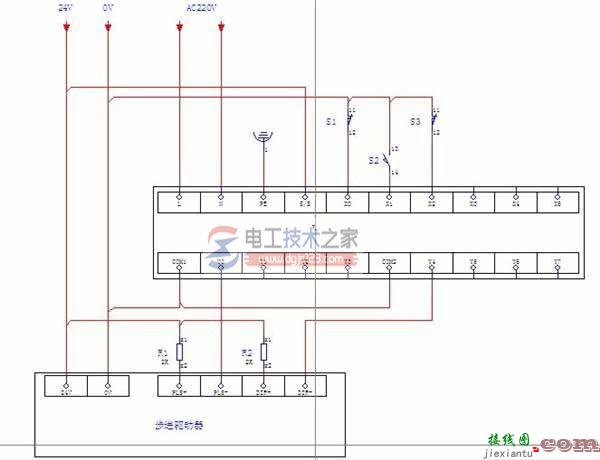 plc步进电机原点复位程序及接线图  第1张