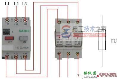 熔断器的组成部分，熔断器的接线方法  第1张