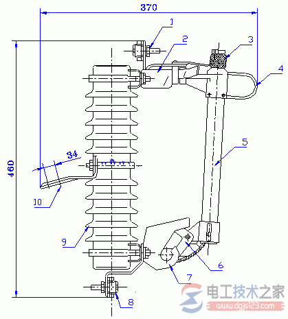 熔断器的组成部分，熔断器的接线方法  第3张