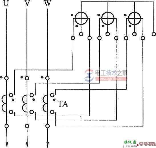 低压电流互感器与电能表电流线圈接线三种方式  第2张