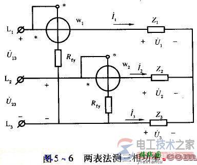 三相有功功率表的接线规则与测量方法  第2张