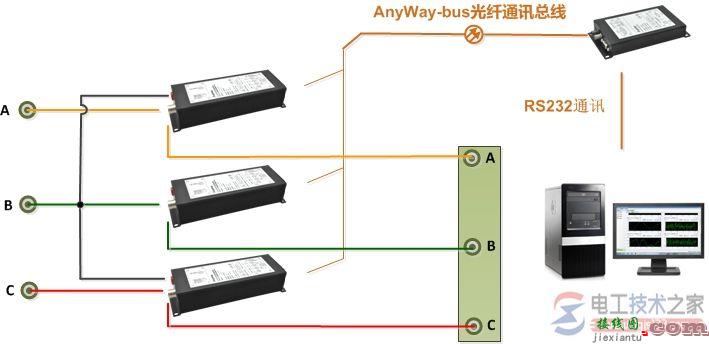 多个功率表的接线方法与接线图  第4张