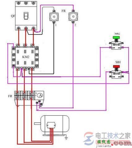 自锁电路接线图与自锁原理  第3张