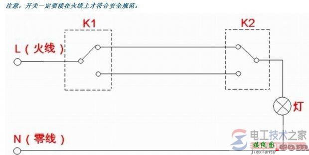 各种开关接线图与实物图图集  第11张