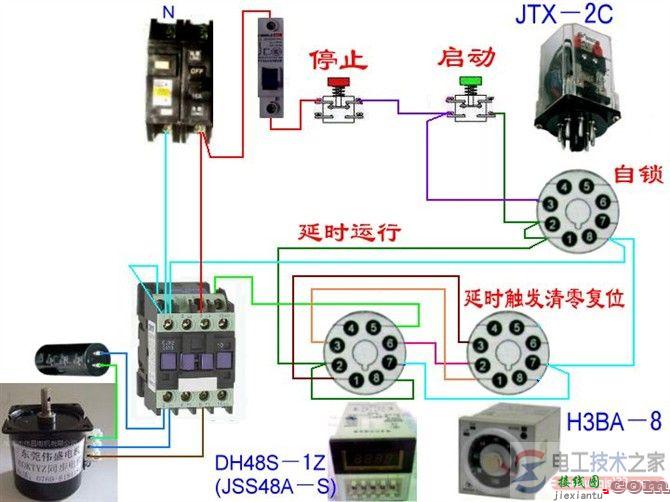 电动机星三角启动接线图与电路图原理  第7张