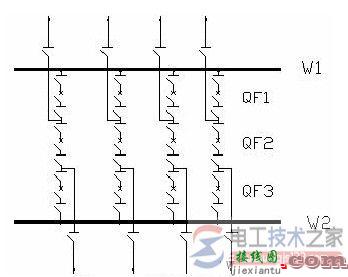 单母线接线与双母线接线图与接线方法  第6张