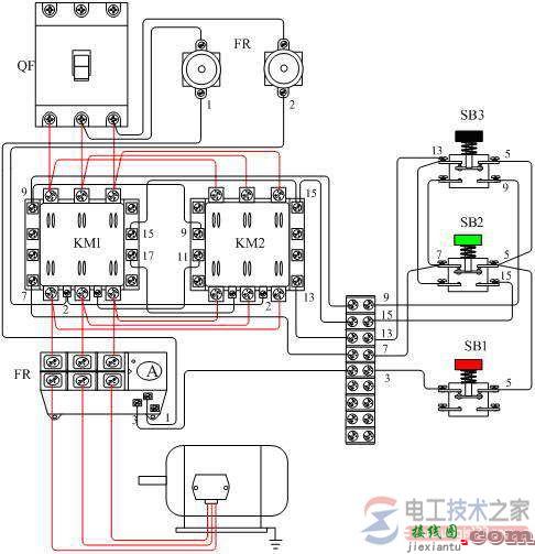 交流接触器接线控制电动机正逆运行  第2张