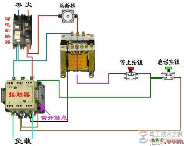 接触器与断路器电气控制回路接线图大全  第3张