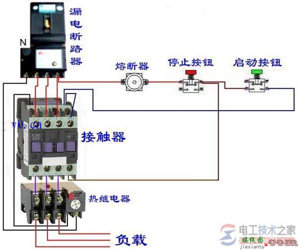 接触器与断路器电气控制回路接线图大全  第7张