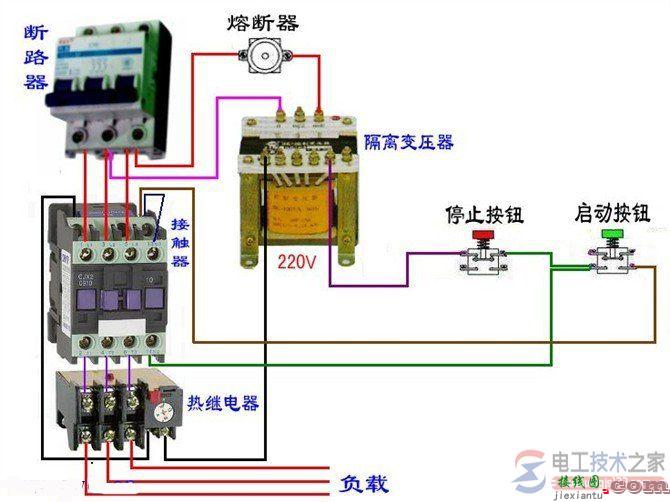 接触器与断路器电气控制回路接线图大全  第10张