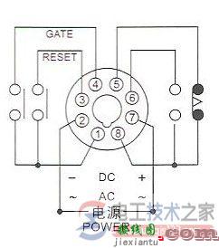 DH48S-1Z瞬间通电断电延时往复循环的接线图  第4张