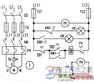 交流接触器接线图及电动机运行控制电路  第1张