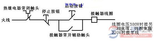 电气互锁的原理图，电气互锁的实物接线图  第1张