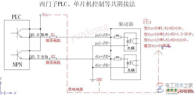 plc与步进电机驱动器如何接线，附接线图示例  第1张