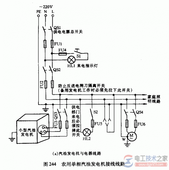 220v汽油发电机绕组图图片