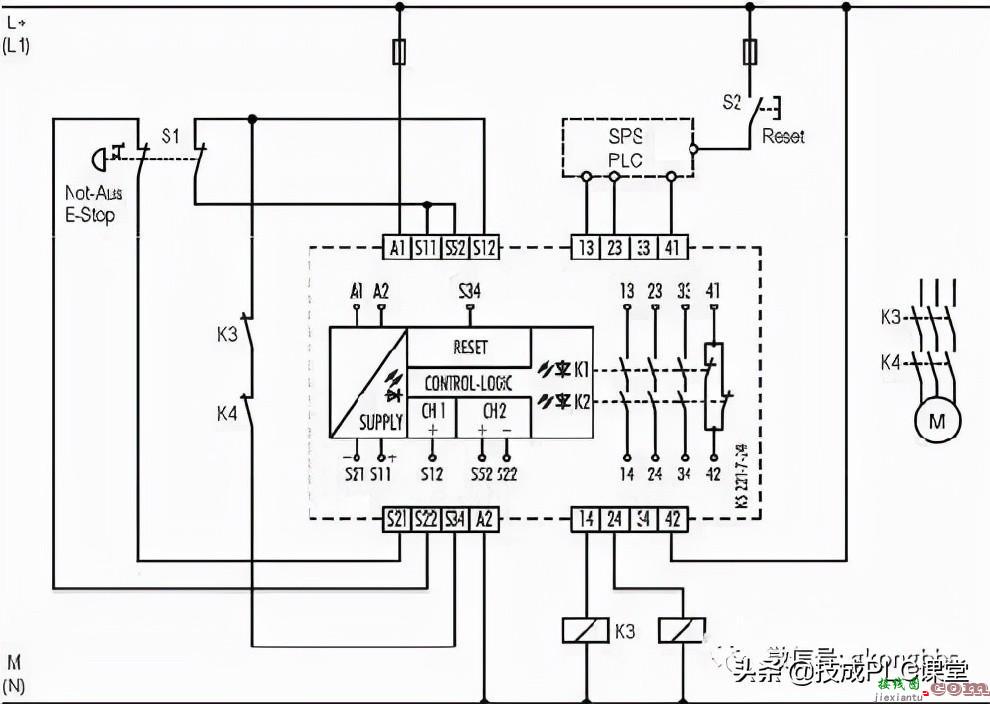 安全继电器工作原理、接线图、使用方法图解  第2张