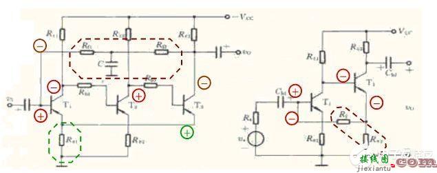 放大电路中正负反馈的判断方法  第3张