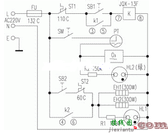 消毒柜电路工作原理图  第3张