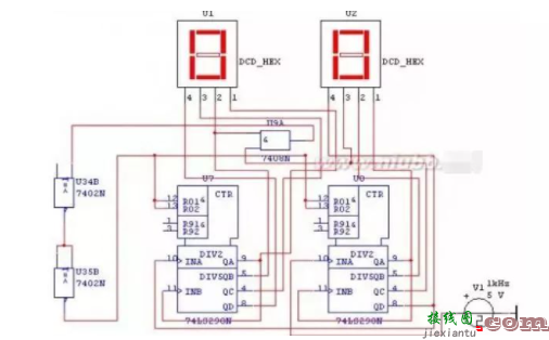 数字时钟电路原理图分析  第2张