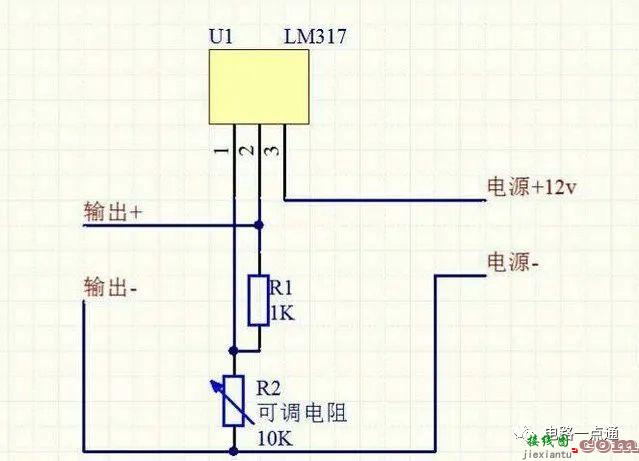 5V稳压电源设计：材料不多，电路图也非常简单  第1张