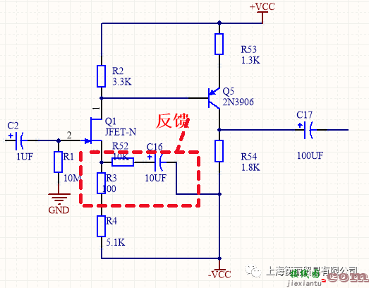 采用N沟JFET与PNP型三极管的放大电路设计  第2张