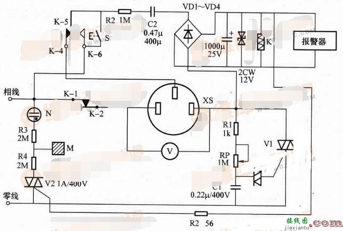 漏电报警交流调压器电路图_全自动的交流调压器电路  第1张