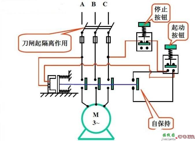 点动控制电路接线图  第3张