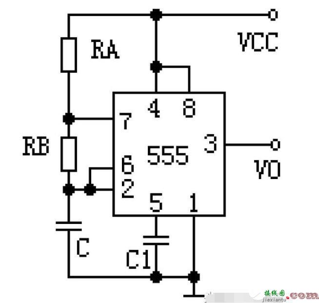 基于NE555构成的反馈型震荡器电路  第1张