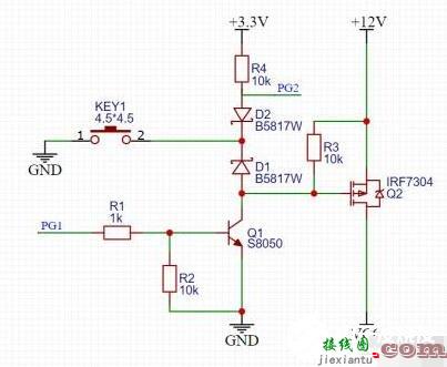 一键开关机电路图解析  第1张