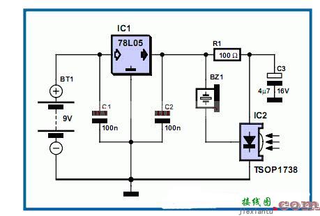 遥控器检测仪电路图解析  第2张