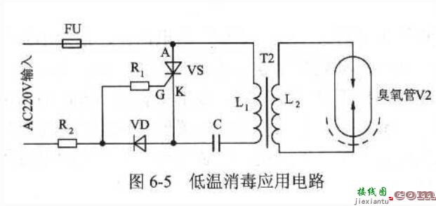 电子消毒柜典型应用电路  第2张