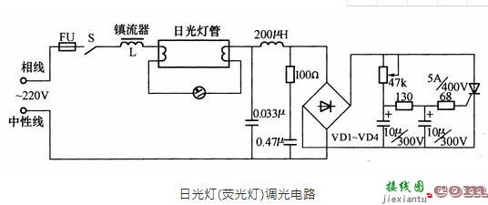 三种日光灯调光电路图分享  第3张