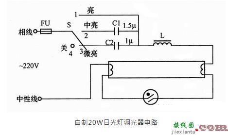 三种日光灯调光电路图分享  第2张