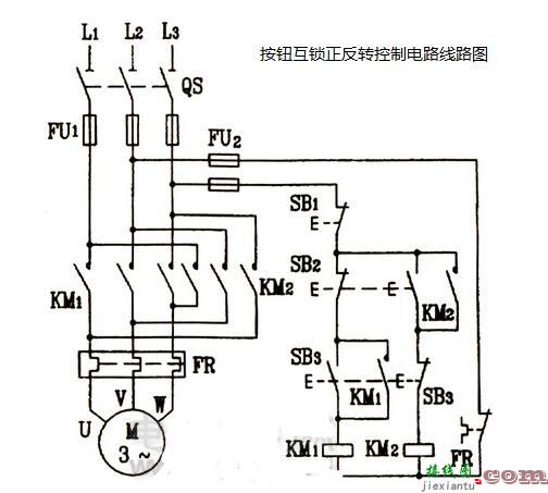 电机正反转电路图讲解  第1张