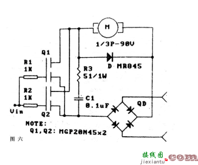 几种小型直流电机驱动电路   第6张