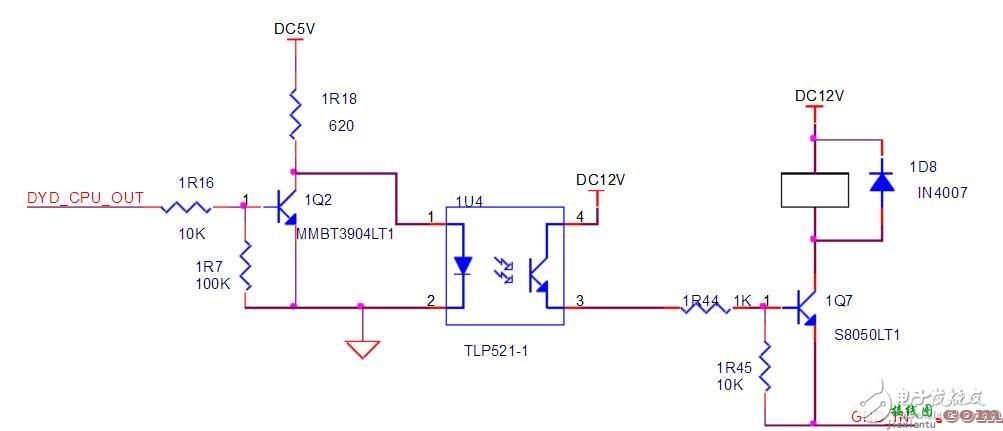 光耦驱动继电器电路图大全（光电耦合器/ULN2803/开关电路）  第2张