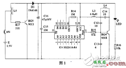 遥控门铃电路图大全（多谐振荡器\编码\信号发生器\TWH630\PT2262）  第2张