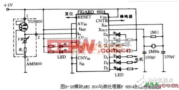 气敏传感器电路图大全（六款气敏传感器电路设计原理图详解）  第2张